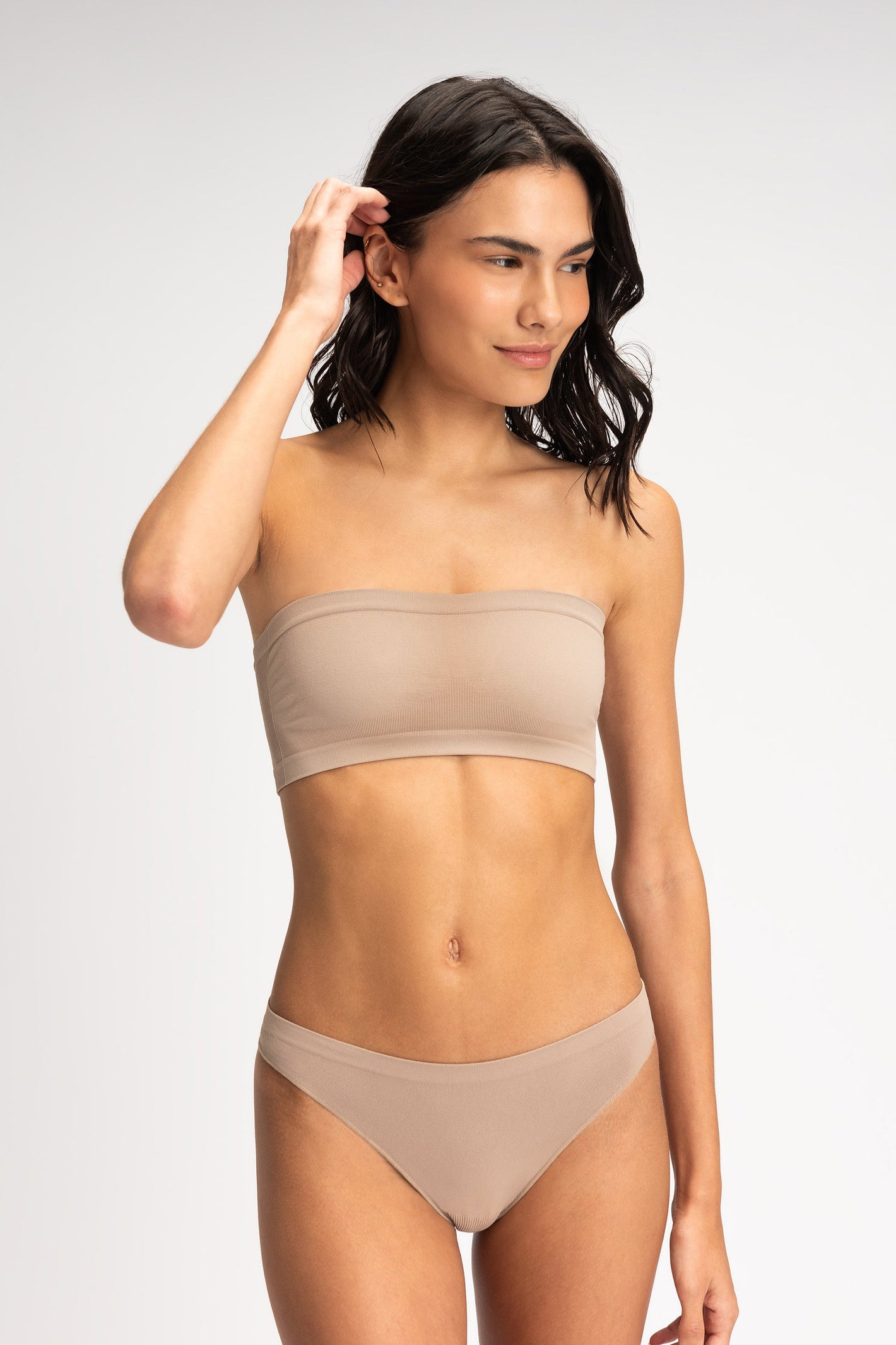 Seamless Bandeau Sports Bra