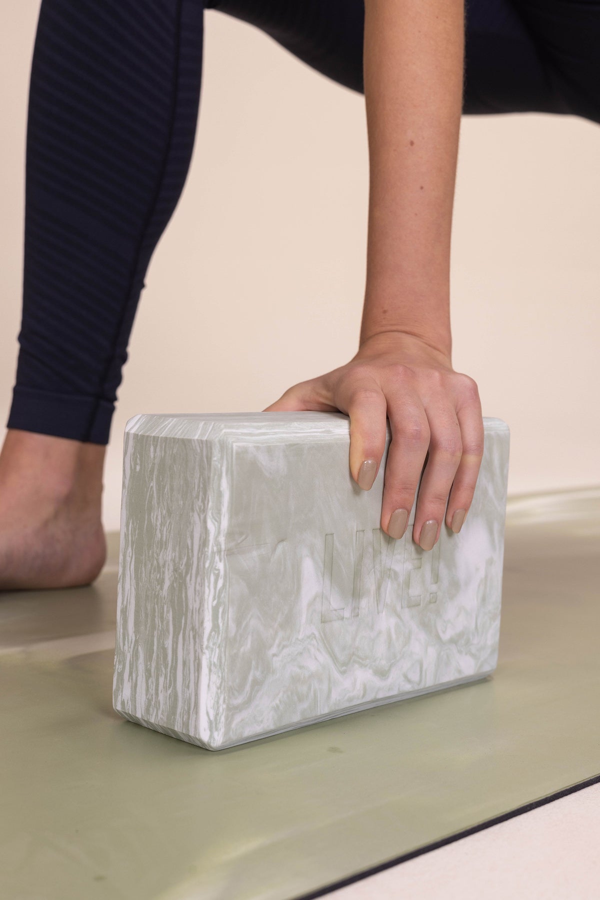 Marble Yoga Block