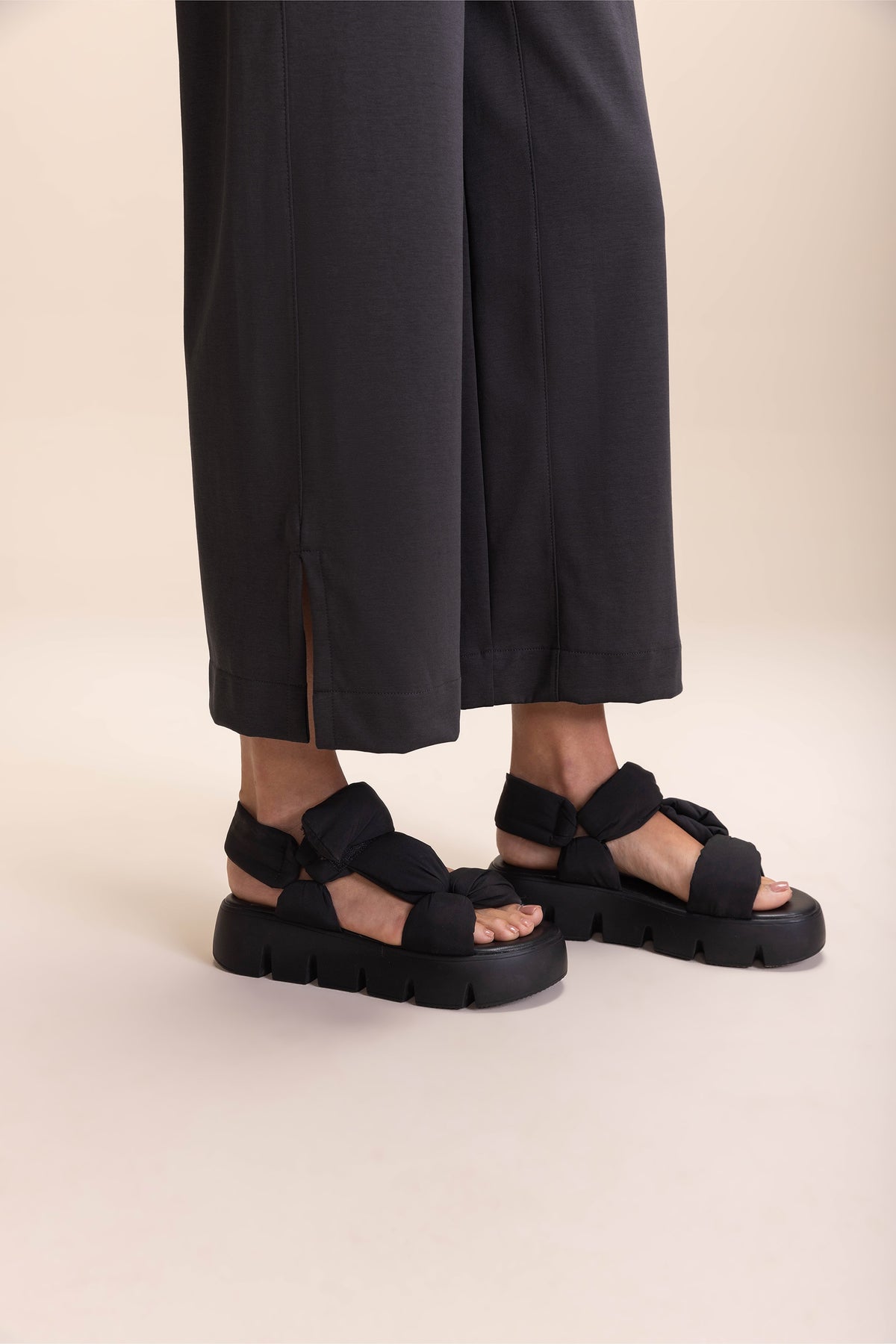 Galax Knit Wide-Leg Pants