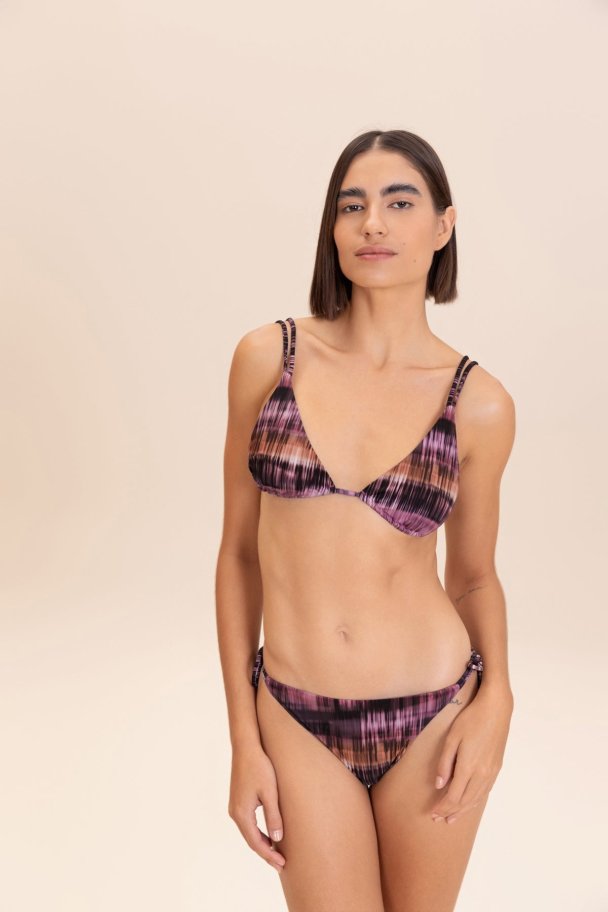 Maxi Blur Triangle Bikini Top