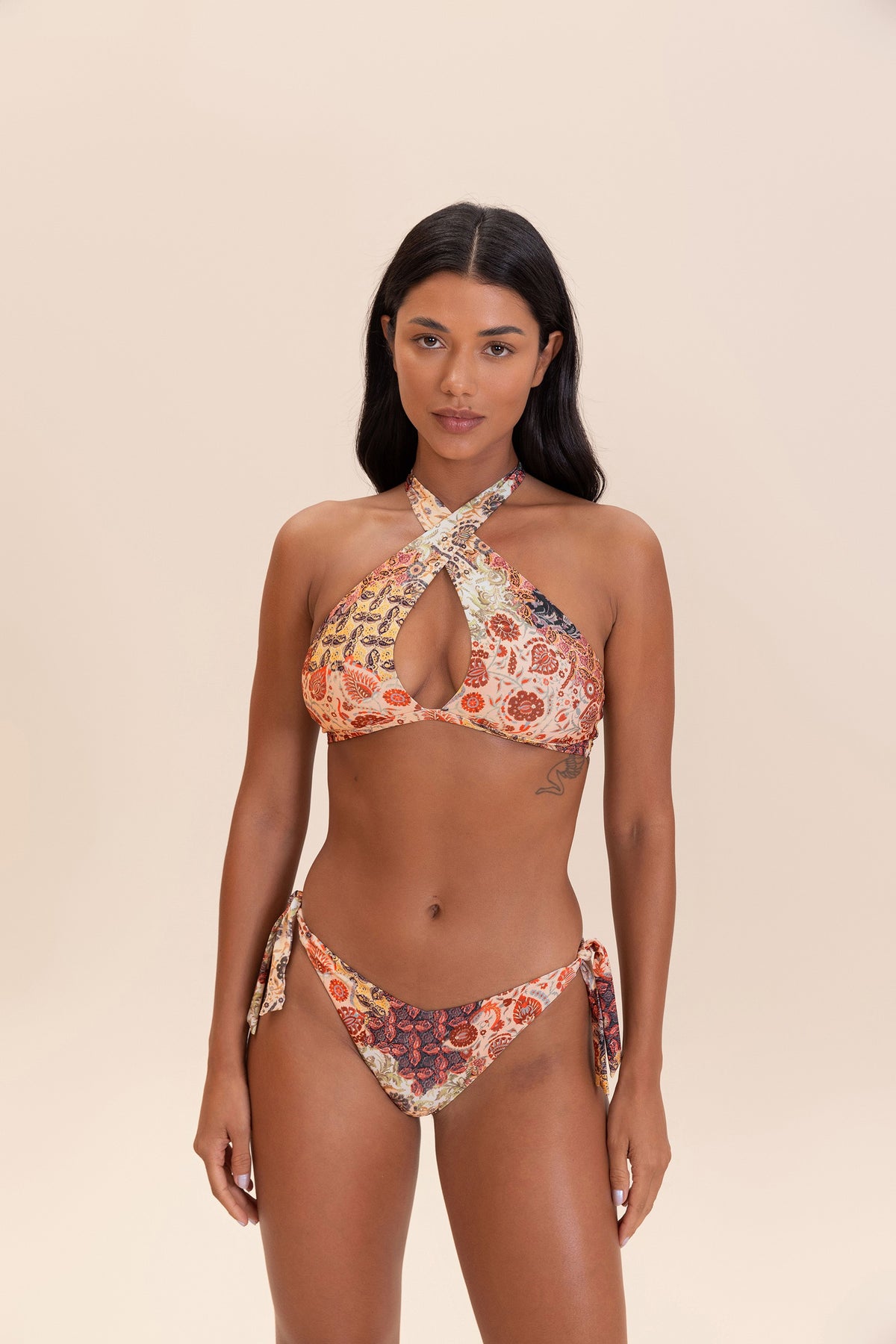 Boho Tie-Up Bikini Bottom