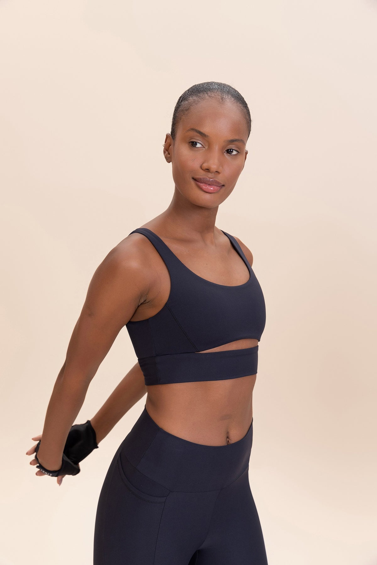 Cut Out Fit Green® Sports Bra