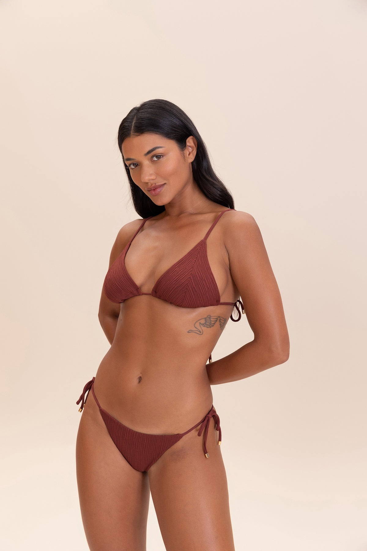 Curl Maxi Triangle Bikini Top