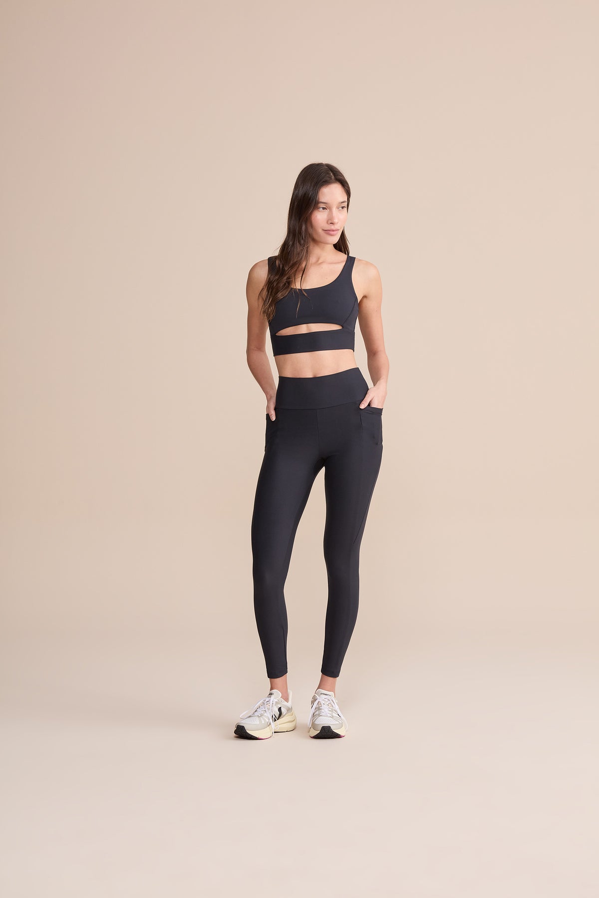 Cut Out Fit Green® Sports Bra