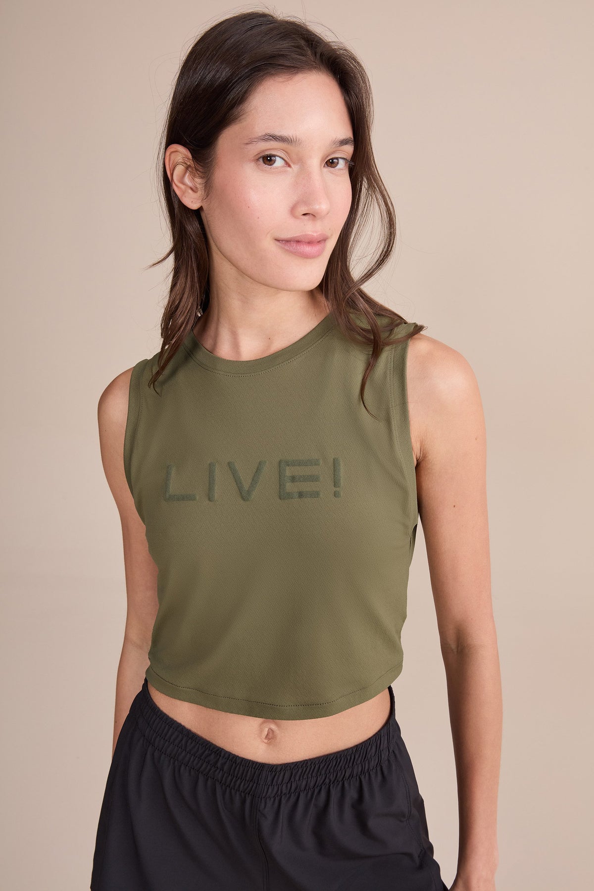 LIVE! Comfort Crop Tank Top