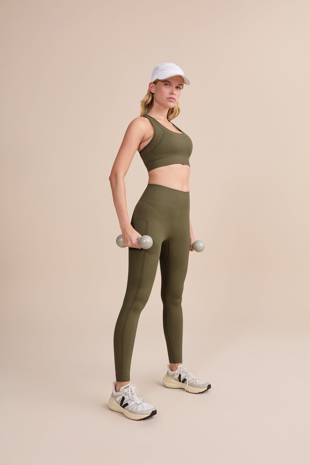 Mix Seamless Knit Leggings