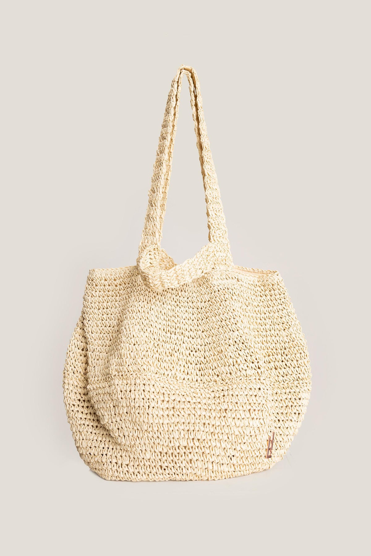 Tropical Straw Multifunctional Bag